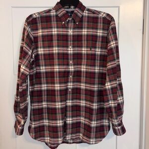 Ralph Lauren plaid button down shirt Red, White, Green, Yellow, Blue Plaid Large